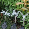 thumbnail image 3 of Ruanlalo 3Pcs Outdoor Garden Yard LED Butterfly Dragonfly Shaped Solar Decor Lawn Lamp, 3 of 6