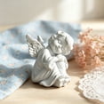 thumbnail image 5 of Angels Resin Statue Figurine,Adorable Angel Sculpture Memorial Statue for Coffee Table, Book Shelf Decor Accents, 5 of 6