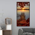 thumbnail image 4 of Wdftyju Cuadro de pared de escenario de aterrizaje de hojas de arce con pintura de diamante redondo completo de 18x34 pulgadas Wdftyju 4qn2sb8tj4wm2pp4, 4 of 9