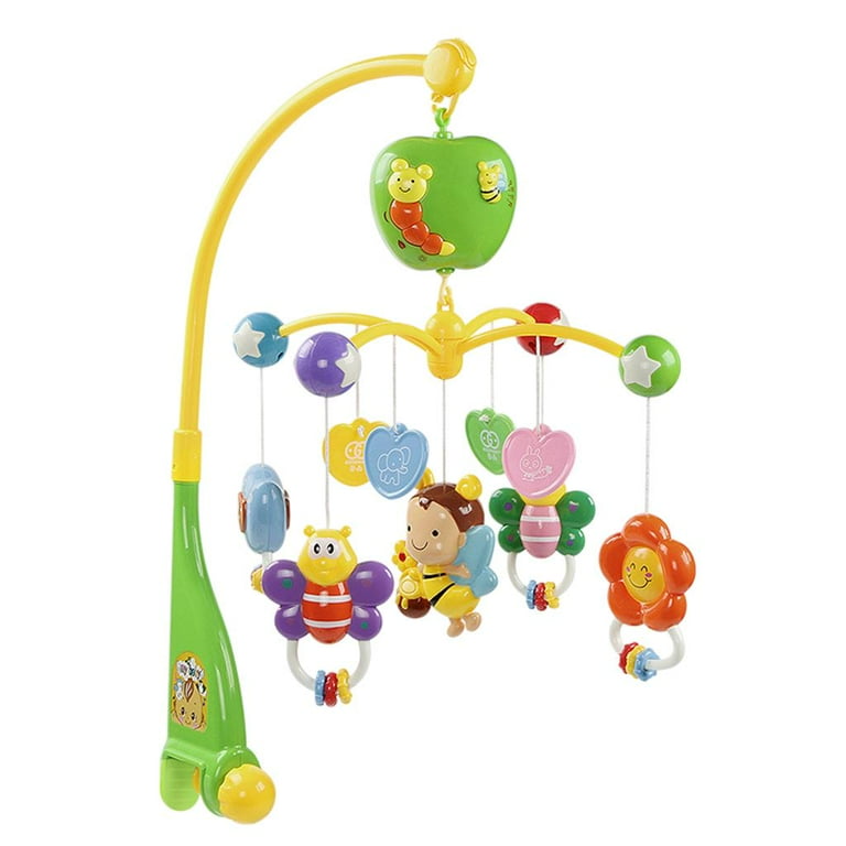 Rotating toys store for cradle