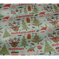 thumbnail image 5 of oneOone Viscose Jersey Light Mint Green Fabric Santa|Gift Box & Tree Christmas Dress Material Fabric Print Fabric By The Yard 60 Inch Wide, 5 of 5