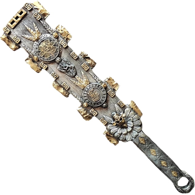 MORIN Imágenes | Mazo prehispánico para decoración | 63 cm | (dorado)