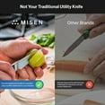 Misen 3.5 Inch Precision Paring Knife, Small, Sharp, Fruits and