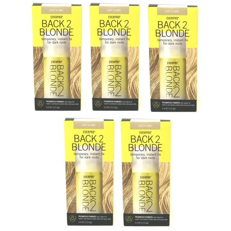 Set 5 Everpro Back 2 Blonde Temporary Instant Fix Light Blonde