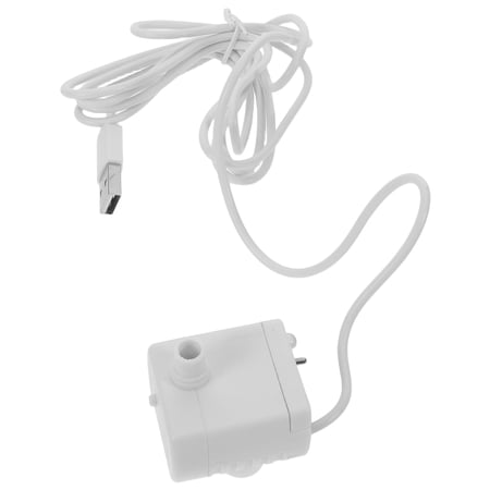 FUTUREORYY Quiet White Plastic Cat Water Fountain Pump with Universal Compatibility for Pet Water Dispensers