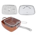 thumbnail image 2 of Stew Pot, Multifunction Frying Pan, Household 4Pcs/Set Stainless Steel Kitchen Supplies With Foldable Filter For Frying Meat Making Soup, 2 of 8