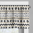 thumbnail image 5 of Ambesonne Boho Valance & Curtain, Abstract Prehistoric, 55"x30", Black Yellow, 5 of 6