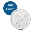 thumbnail image 2 of Dart Lock & Lift Drinking Cup Lid for 8 oz Cups, Polystyrene, Clear, 100 Ct, 2 of 5