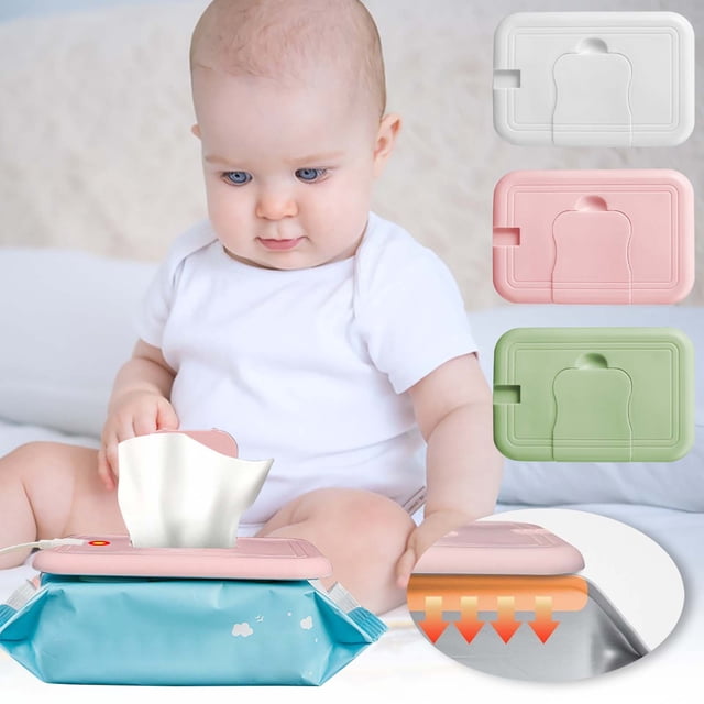 Xihbxyly Calentador Portátil de Toallitas Húmedas, para Coche, Calentamiento Rápido y Uniforme, Mantiene Las Toallitas Húmedas, Funcionamiento Silencioso, Múltiples Opciones de Potencia, para Bebés y