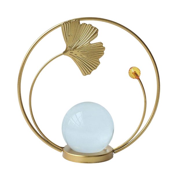 Huoge Crystal Ball Decoration Metal Crystal Ball Stand Nordic Crystal