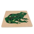 thumbnail image 2 of 2pcs Juguete de Rompecabezas de Animales Modelo de Rana/ de para Desarrollo de Inteligencia de Baoblaze Juguete de rompecabezas de madera, 2 of 6