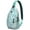Llama Face Sli, variant on Cartoon Bear Sling Backpack, Cute Polar Bear Print Crossbody Bag, Winter Forest Wild Hunting Artistic Pattern for Travel and Daily Use