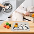 thumbnail image 3 of Yayeee Dish Drying Mat for Kitchen Counter 16" x 18" Microfiber Super Absorbent Coffee Decorative Pad, Cute Puffin, 3 of 9