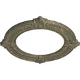 thumbnail image 3 of Ekena Millwork 13 1/8"OD x 8"ID x 5/8"P Benson Ceiling Medallion (Fits Canopies up to 8"), Hand-Painted Witch Hazel Crackle, 3 of 6