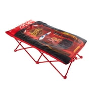 Disney Cars Portable Folding Bed Cot with sleeping bag