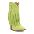 thumbnail image 2 of Dingo Womens Crazy Train Fringe Embroidery Pointed Toe Zippered Cowboy  Ank, 2 of 5