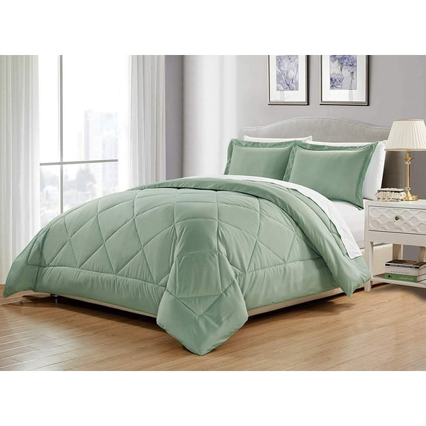 Chezmoi Collection 3 Piece Goose Down Alternative Comforter Duvet Insert With Corner Tabs All Season Hypoallergenic Comforter Set Walmart Com Walmart Com