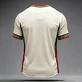 thumbnail image 4 of Mexico Mens Soccer Jersey Shirts Short Sleeve 3D Print T-shirt Casual V Neck Fan International Football Tee, 4 of 4