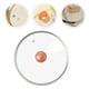 thumbnail image 4 of Tapa de olla de vidrio templado Tapa de olla de sartén Tapa de olla con perilla de madera Tapa de olla de cocina, 4 of 8