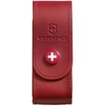 thumbnail image 1 of Funda de piel para navajas de bolsillo Swiss Army Victorinox, color rojo, 1 of 1