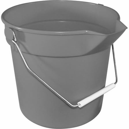 Impact Deluxe Hvy-Dty Bucket 10Qt Gray 5510