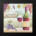 thumbnail image 2 of Brissonnet, Daphne 20x20 Black Modern Framed Museum Art Print Titled - Wine Country IV, 2 of 5