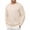 A-Beige258, variant on Men's Knitted Warm T Shirt Crew Neck Long-Sleeve Sweater Comfortable Breathable Casual T-Shirt