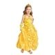 thumbnail image 4 of Disfraz de Cenicienta con temática de princesa Disney para niños y niñas, vestido de lujo para fiesta de cumpleaños, Halloween, Carnaval, traje de Cosplay de Bella, Vesti, 4 of 5