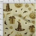 thumbnail image 3 of oneOone Cotton Flex Olive Green Fabric Halloween Quilting Supplies Print Sewing Fabric By The Yard 40 Inch Wide, 3 of 4
