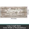 thumbnail image 5 of Findosom 20"x60" Farmhouse Laundry Room Runner Rug,Non Slip Heavy Duty Rubber Backing Washable Runner Rugs for Kitchen Floor Laundry Room Bathroom Hallway Entryway Area Rugs,Brown, 5 of 5