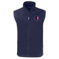 thumbnail image 2 of Men's Cutter & Buck Navy St. Louis City SC Big & Tall Charter Eco Recycled Full-Zip Vest, 2 of 3