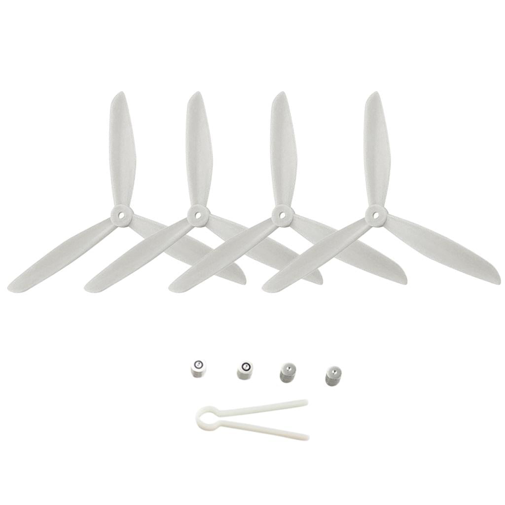 4 Pieces Upgraded 3-leaf CW CCW Propeller for   X4 H501S RC Drone Black