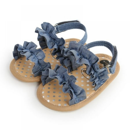 

Baby Girl Shoes Toddler Flats Sandals Premium Soft Sole Anti-Slip Summer Fashion Sandal Non-slip Walking Shoes