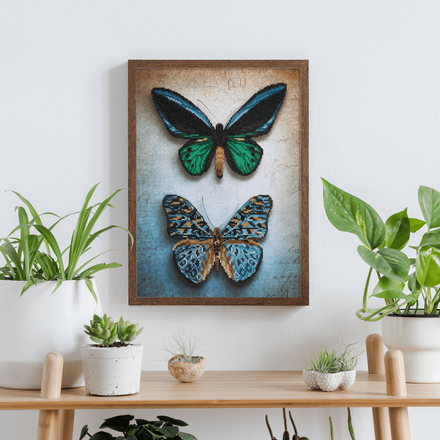 Diamond Dotz Antique Butterflies Diamond Painting Kits for Adults - Diamond Art Kits a Relaxing Creative Craft Kit with Dotz Gems 20.3x14.6