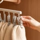 thumbnail image 4 of Drying Rack for Home Hanging Socks Underwear | Multi-Function Plastic Laundry Hanger | Gray | Space-Saving Clothes Organizer with Multiple Clips | 14.57x7.48x0.74in | 1 Piece, 4 of 9