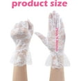 thumbnail image 2 of Ladies Lace Gloves, Women Tea Party Gloves, Elegant Short Gloves, Courtesy Gloves for Wedding Dinner Opera Parties, 2 of 6