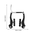 thumbnail image 2 of OUNONA Brake V Style 1 Set Aluminum Alloy Lever for Road and Mountain Cycling, 2 of 8