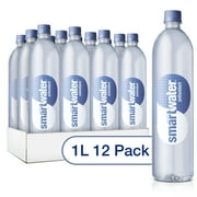 smartwater antioxidant premium vapor distilled enhanced water, 33.8 fl oz, 12 count bottles