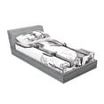 thumbnail image 2 of Ambesonne Desert Fitted Sheet & Pillow Sham Set, Sketchy Mexican View, Twinxl, Charcoal Grey, 2 of 2