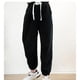 thumbnail image 4 of Odeerbi 2-12 Años Niñas Algodón Pantalones de Ejercicio Deportes Jogger Pantalones Verano Cintura Elástica Joggers, 4 of 5
