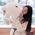 thumbnail image 4 of 9 inch Cute Bear Plush Stuffed Animal Body Pillow Fat Cartoon Cylindrical Body Pillows for Kids, Super Soft Hugging Toy Gifts for Bedding, Kids Sleepi, 4 of 4