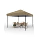 thumbnail image 1 of Carpa Plegable para Exteriores 3x3 metros - Impermeable y Resistente - 3 Paredes Laterales Removibles - Altura Ajustable - UPF 50+ - Montaje por Una Perfil - Incluye Bolsa con Ruedas y Pesos, 1 of 8
