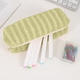 thumbnail image 5 of Summer Saving!Back_to_School Saving!School_Supplies!Under $1 dollars!Special Pencil Case Pouch, Colorful Pencil Pouch Makeup Brush Bags ForTeenagers Home Office Orginazer, Green, 5 of 7