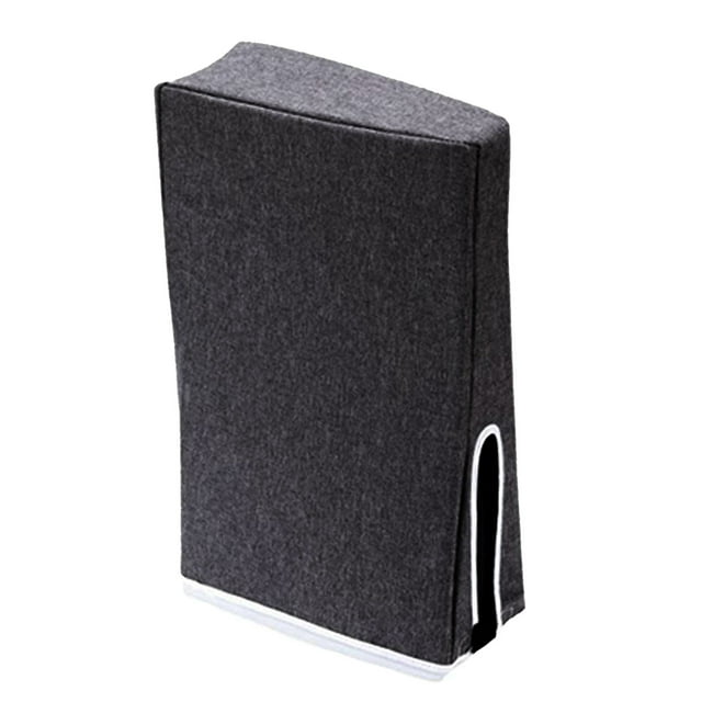 Funda protectora vertical para consola de juegos, de tela Oxford, para PS5, color negro