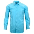 thumbnail image 2 of Manchester Camisa de Vestir Regular Fit  Aqua, 16.5" Cuello 32" Manga Manchester 5016A, 2 of 4
