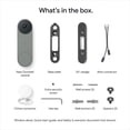 thumbnail image 6 of Google Nest Doorbell (Wired, 3rd Gen) - Video Doorbell Camera with 2K Video - Works with Google Home - With Gemini - Hazel, 6 of 16