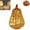Glass Pumpkin Style A11, variant on Glass Pumpkin Light with Timer – Halloween Pumpkin Decorations, Fall Harvest Centerpiece, Thanksgiving Table Decor, Battery Operated Light-Up Pumpkin for Indoor Home & Fireplace Display 8.6" Gold