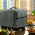 thumbnail image 4 of organization and storage,Air Fryer Cover Air Fryer Dust Cover With 2 Accessory Pocket Grey Easy Cleaning,Gray, 4 of 5