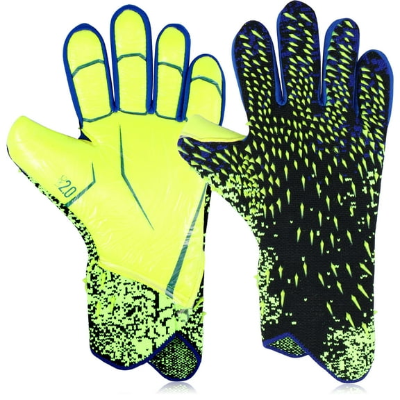 Jokapy Youth Goalkeeper Gloves, Anti-Slip Soccer Goalie Gloves for Kids, Green