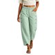 thumbnail image 1 of Neewe Womens High Waist Pants Wide Leg Ankle Casual Button Waist Vacation with Pockets Daily Outfits, 1 of 6